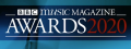 BBC Music Magazine 2020 Award Winner BBC Music Magazine 2020 Award Winner