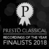 Presto Recording of the Year Finalist 2018